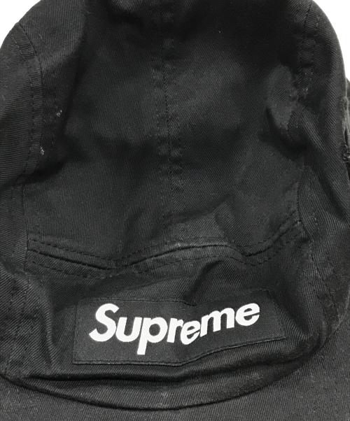 SUPREME（シュプリーム）Supreme (シュプリーム) WILDLIFE SIDE POCKET CAMP CAP/キャップ ブラックの古着・服飾アイテム