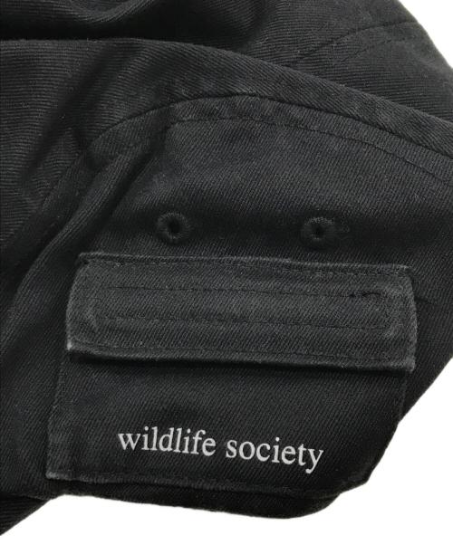 SUPREME（シュプリーム）Supreme (シュプリーム) WILDLIFE SIDE POCKET CAMP CAP/キャップ ブラックの古着・服飾アイテム