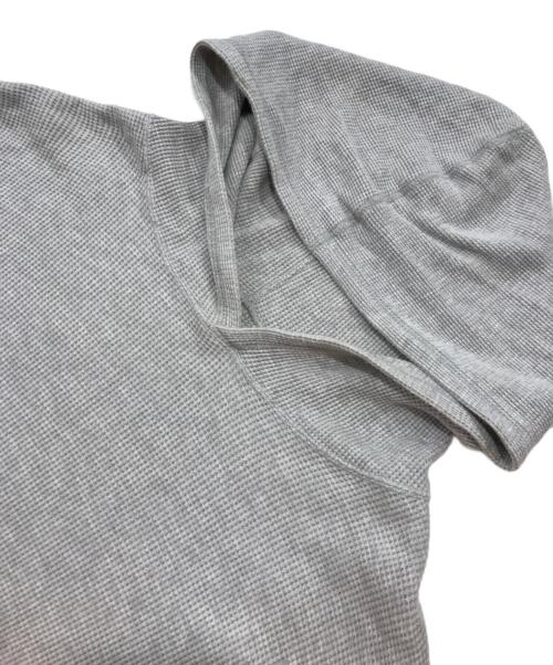 SUPREME（シュプリーム）SUPREME (シュプリーム) Arc Logo Hooded waffle thermal/サーマル/パーカー グレー サイズ:Ｌの古着・服飾アイテム