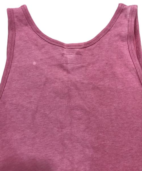 SUPREME（シュプリーム）SUPREME (シュプリーム) SCRIPT TANK TOP ピンク サイズ:Ｍの古着・服飾アイテム