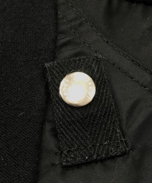 sacai（サカイ）sacai (サカイ) Sponge Sweat MA-1 Zip Hoodie/フーディージャケット ブラック サイズ:2の古着・服飾アイテム