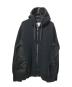 sacai（サカイ）の古着「Sponge Sweat MA-1 Zip Hoodie/フーディージャケット」｜ブラック