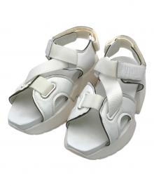 MM6 Maison Margiela（エムエムシックスメゾンマルジェラ）の古着「プラットフォームサンダル」｜ホワイト