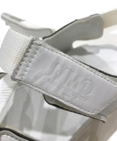 MM6 Maison Margiela（エムエムシックスメゾンマルジェラ）MM6 Maison Margiela (エムエムシックスメゾンマルジェラ) プラットフォームサンダル ホワイト サイズ:37の古着・服飾アイテム