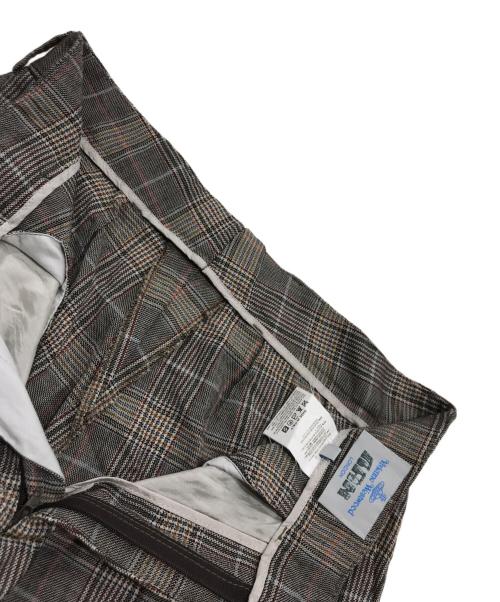 Vivienne Westwood man（ヴィヴィアン ウェストウッド マン）Vivienne Westwood man (ヴィヴィアン ウェストウッド マン) チェックセットアップスーツ ブラウン サイズ:50の古着・服飾アイテム