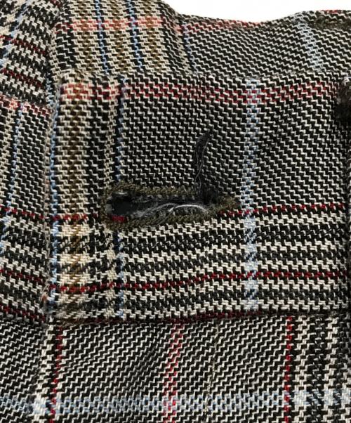 Vivienne Westwood man（ヴィヴィアン ウェストウッド マン）Vivienne Westwood man (ヴィヴィアン ウェストウッド マン) チェックセットアップスーツ ブラウン サイズ:50の古着・服飾アイテム