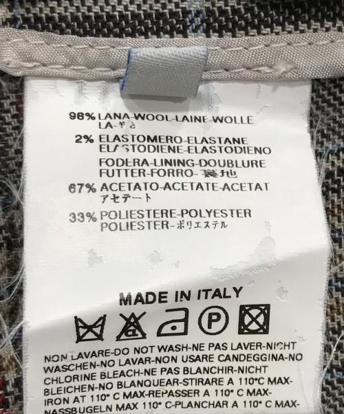 Vivienne Westwood man（ヴィヴィアン ウェストウッド マン）Vivienne Westwood man (ヴィヴィアン ウェストウッド マン) チェックセットアップスーツ ブラウン サイズ:50の古着・服飾アイテム