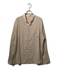 STEVEN ALAN（スティーブンアラン）の古着「GRAPH CHECK BOX SINGLE NEEDLE-BOLD」｜ベージュ