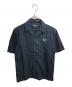 FRED PERRY（フレッドペリー）の古着「オープンカラー刺繍シャツ」｜ネイビー