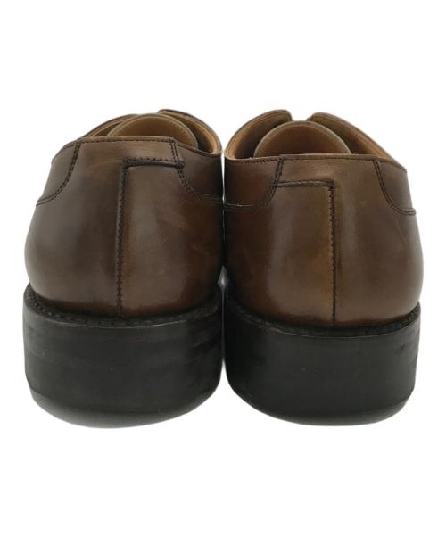 Crockett & Jones（クロケット＆ジョーンズ）Crockett & Jones (クロケット＆ジョーンズ) Uチップレザーシューズ ブラウン サイズ:７１/2の古着・服飾アイテム