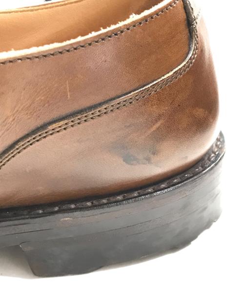 Crockett & Jones（クロケット＆ジョーンズ）Crockett & Jones (クロケット＆ジョーンズ) Uチップレザーシューズ ブラウン サイズ:７１/2の古着・服飾アイテム