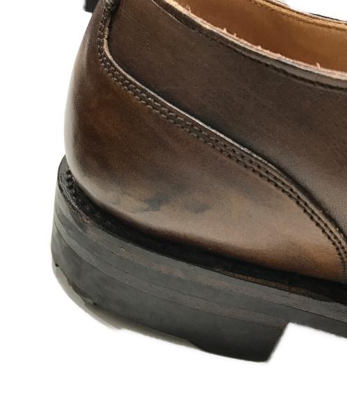 Crockett & Jones（クロケット＆ジョーンズ）Crockett & Jones (クロケット＆ジョーンズ) Uチップレザーシューズ ブラウン サイズ:７１/2の古着・服飾アイテム