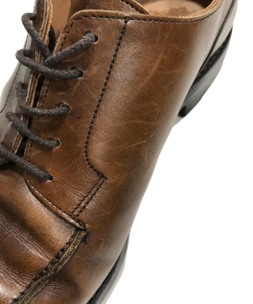 Crockett & Jones（クロケット＆ジョーンズ）Crockett & Jones (クロケット＆ジョーンズ) Uチップレザーシューズ ブラウン サイズ:７１/2の古着・服飾アイテム