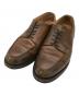 Crockett & Jones（クロケット＆ジョーンズ）の古着「Uチップレザーシューズ」｜ブラウン