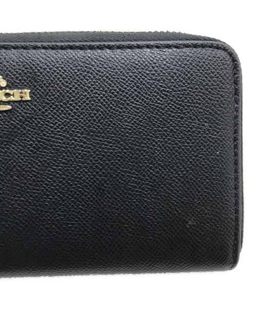 COACH（コーチ）COACH (コーチ) ロング ジップ アラウンド ウォレット ブラックの古着・服飾アイテム