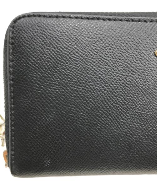 COACH（コーチ）COACH (コーチ) ロング ジップ アラウンド ウォレット ブラックの古着・服飾アイテム