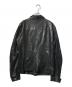 MUSHER (マーシャー) ライダースジャケット ブラック サイズ:L：10000円
