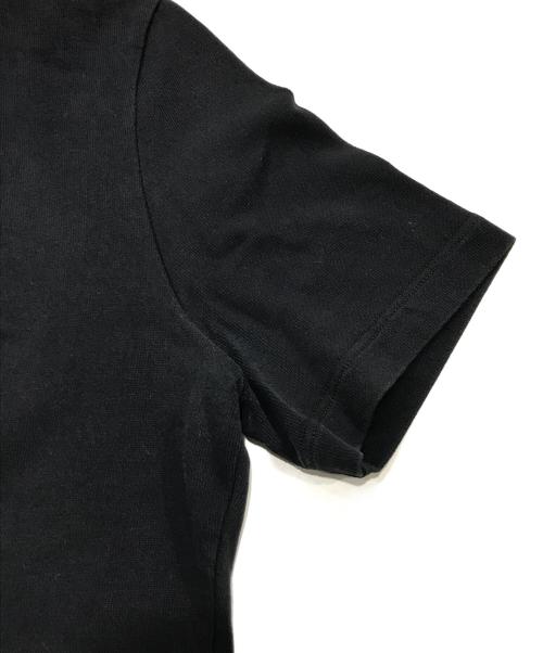 HERMES（エルメス）HERMES (エルメス) 裾ロゴコットンカットソー ブラック サイズ:34の古着・服飾アイテム