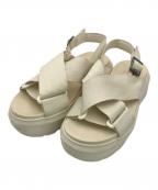HUNTERハンター）の古着「CROSS-OVER SANDAL」｜ベージュ