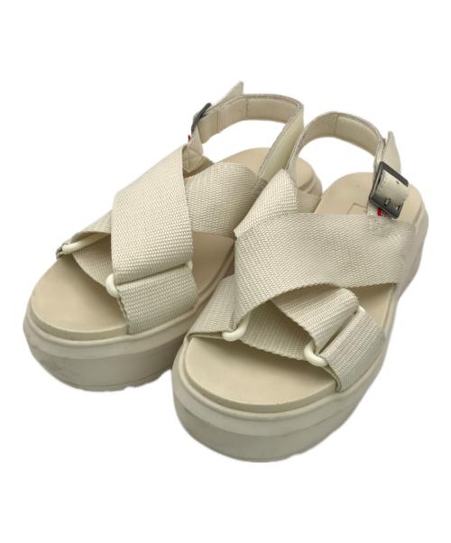 HUNTER（ハンター）HUNTER (ハンター) CROSS-OVER SANDAL ベージュ サイズ:38の古着・服飾アイテム