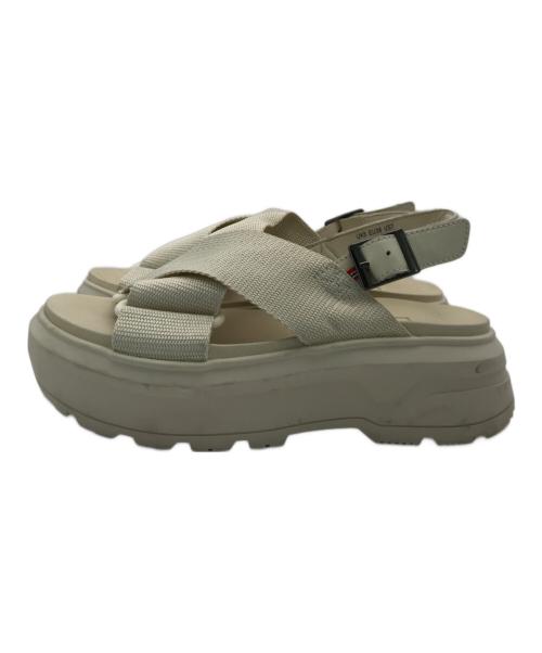 HUNTER（ハンター）HUNTER (ハンター) CROSS-OVER SANDAL ベージュ サイズ:38の古着・服飾アイテム