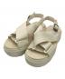 HUNTER（ハンター）の古着「CROSS-OVER SANDAL」｜ベージュ