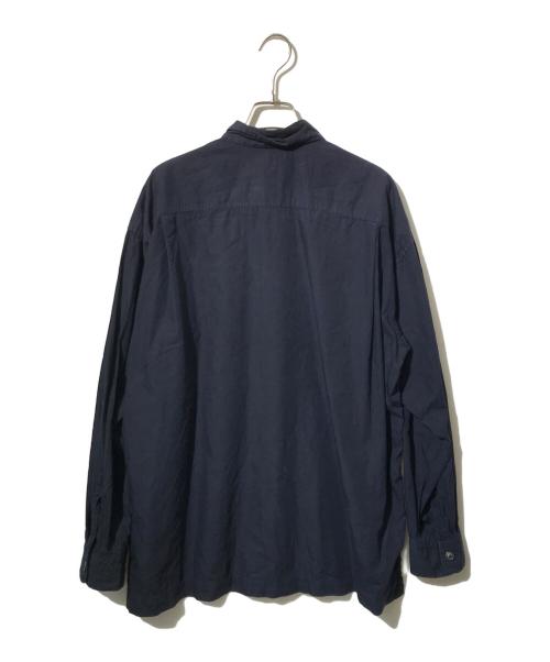 ISSEY MIYAKE（イッセイミヤケ）ISSEY MIYAKE (イッセイミヤケ) コットンシャツ ネイビー サイズ:Ｓの古着・服飾アイテム