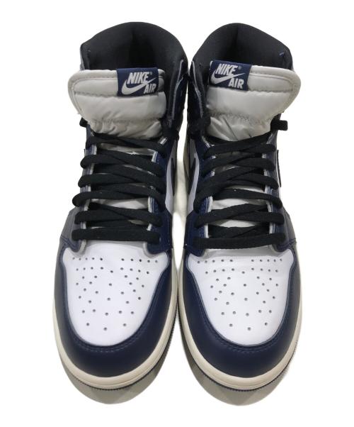 NIKE（ナイキ）NIKE (ナイキ) エアジョーダン1 レトロ ハイ OG ミッドナイトネイビー サイズ:US10.5/UK9.5/EUR44.5の古着・服飾アイテム