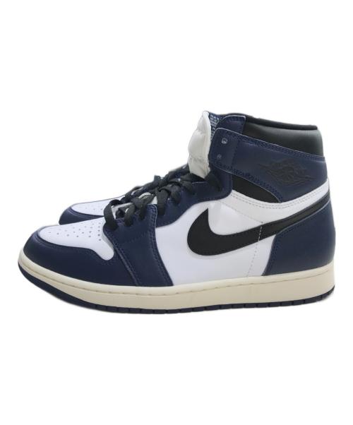 NIKE（ナイキ）NIKE (ナイキ) エアジョーダン1 レトロ ハイ OG ミッドナイトネイビー サイズ:US10.5/UK9.5/EUR44.5の古着・服飾アイテム