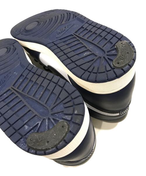 NIKE（ナイキ）NIKE (ナイキ) エアジョーダン1 レトロ ハイ OG ミッドナイトネイビー サイズ:US10.5/UK9.5/EUR44.5の古着・服飾アイテム