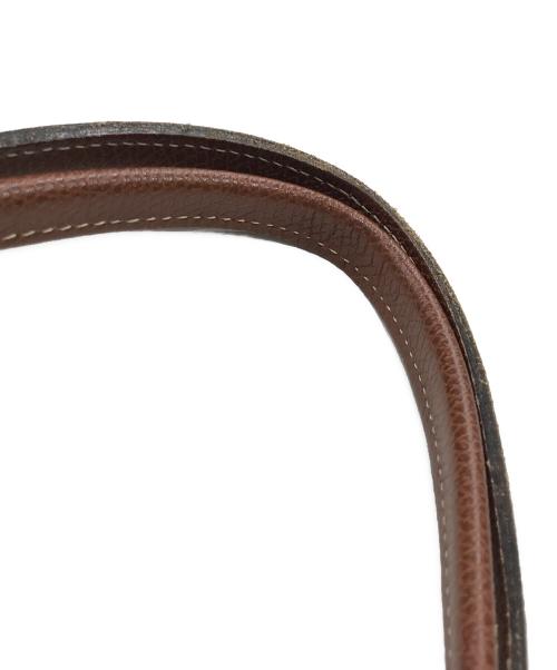 LONGCHAMP（ロンシャン）LONGCHAMP (ロンシャン) オリジナル M ショルダーバッグ ブラック×ブラウンの古着・服飾アイテム