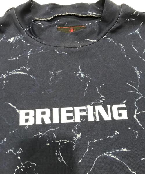 BRIEFING（ブリーフィング）BRIEFING (ブリーフィング) TIE DYE HIGH NECK RELAXED FITTシャツ ネイビー サイズ:XLの古着・服飾アイテム