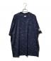 BRIEFING (ブリーフィング) TIE DYE HIGH NECK RELAXED FITTシャツ ネイビー サイズ:XL：6000円