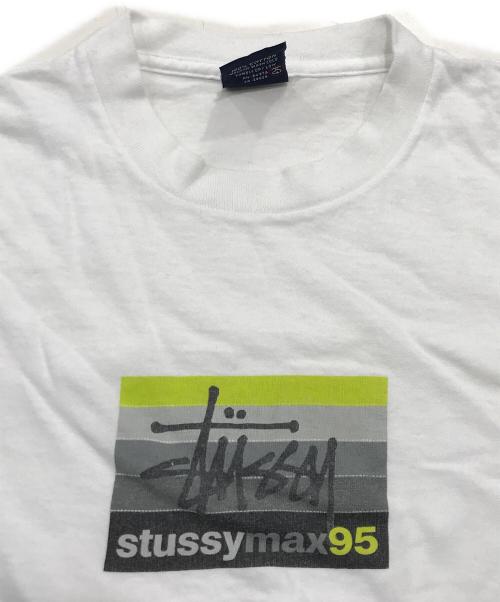 stussy（ステューシー）stussy (ステューシー) stussy max 95 Tee ホワイト サイズ:Mの古着・服飾アイテム