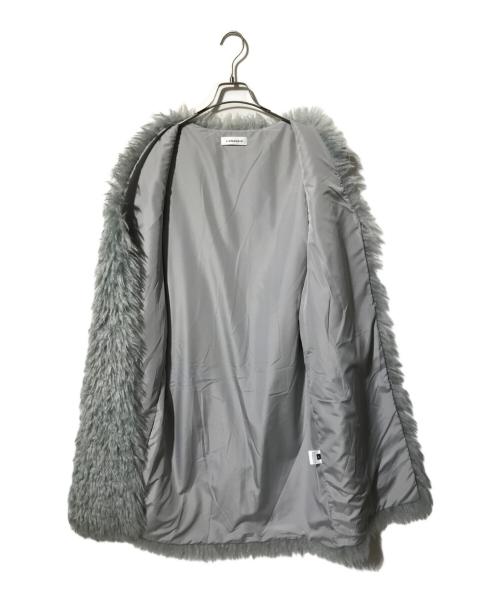 LIGNAGGIO（リナージオ）LIGNAGGIO (リナージオ) フェイクファーロングジレ グレー サイズ:Mの古着・服飾アイテム