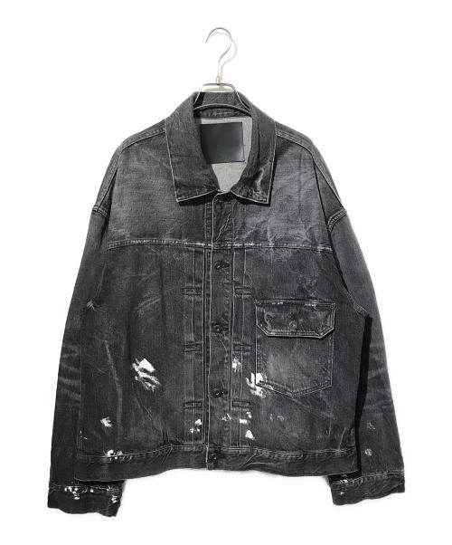 MAISON SPECIAL（メゾンスペシャル）MAISON SPECIAL (メゾンスペシャル) Prime-Over Trucker Denim Jacket ブラックの古着・服飾アイテム