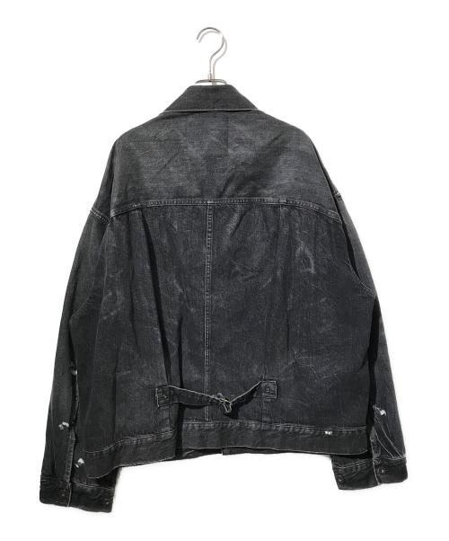 MAISON SPECIAL（メゾンスペシャル）MAISON SPECIAL (メゾンスペシャル) Prime-Over Trucker Denim Jacket ブラックの古着・服飾アイテム