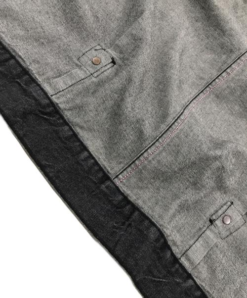 MAISON SPECIAL（メゾンスペシャル）MAISON SPECIAL (メゾンスペシャル) Prime-Over Trucker Denim Jacket ブラックの古着・服飾アイテム