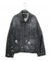 MAISON SPECIAL（メゾンスペシャル）の古着「Prime-Over Trucker Denim Jacket」｜ブラック