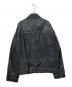MAISON SPECIAL (メゾンスペシャル) Prime-Over Trucker Denim Jacket ブラック：23000円