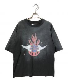 Lui's×YUKI HASHIMOTO（ルイス×ユウキハシモト）の古着「プリントTシャツ」｜ブラック