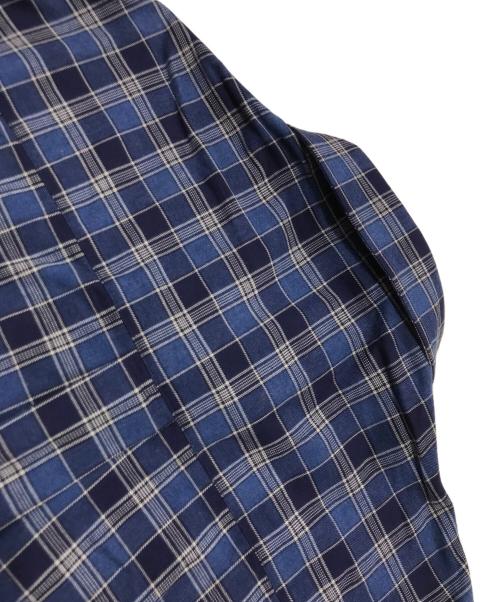 MAISON SPECIAL（メゾンスペシャル）MAISON SPECIAL (メゾンスペシャル) Regular Collar Prime-Over Shirt/長袖柄シャツ ブルー サイズ:1の古着・服飾アイテム