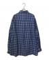 MAISON SPECIAL (メゾンスペシャル) Regular Collar Prime-Over Shirt/長袖柄シャツ ブルー サイズ:1：10000円