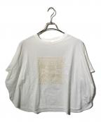 Natural by clipナチュラル バイ クリップ）の古着「アソートモチーフレースTシャツ」｜ホワイト