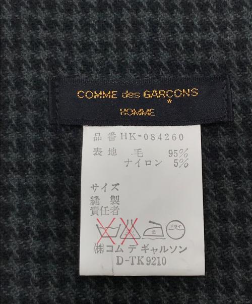 COMME des GARCONS HOMME（コムデギャルソン オム）COMME des GARCONS HOMME (コムデギャルソン オム) ストール ブラックの古着・服飾アイテム