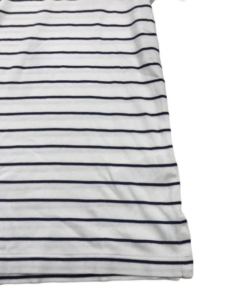 POLO RALPH LAUREN（ポロ・ラルフローレン）POLO RALPH LAUREN (ポロ・ラルフローレン) ポロシャツ ホワイト×ネイビー サイズ:Mの古着・服飾アイテム