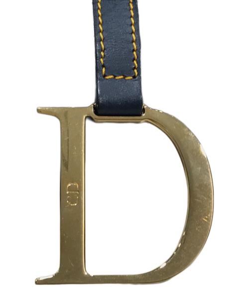 Christian Dior（クリスチャン ディオール）Christian Dior (クリスチャン ディオール) サドルバッグ ブルー×グレーの古着・服飾アイテム