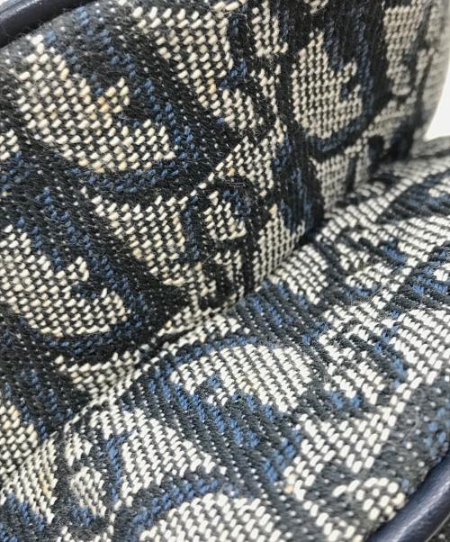 Christian Dior（クリスチャン ディオール）Christian Dior (クリスチャン ディオール) サドルバッグ ブルー×グレーの古着・服飾アイテム