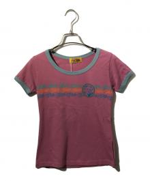 Hysteric Glamour（ヒステリックグラマー）の古着「CREAMYLINEチビTシャツ」｜ピンク