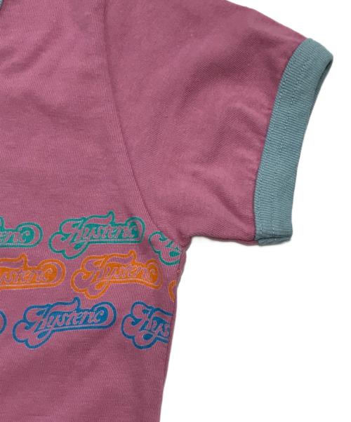 Hysteric Glamour（ヒステリックグラマー）Hysteric Glamour (ヒステリックグラマー) CREAMYLINEチビTシャツ ピンク サイズ:Freeの古着・服飾アイテム